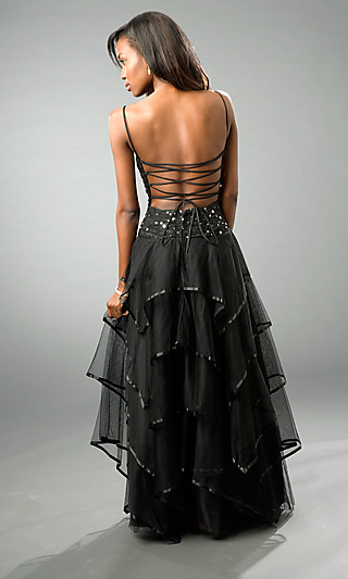 black prom dress	